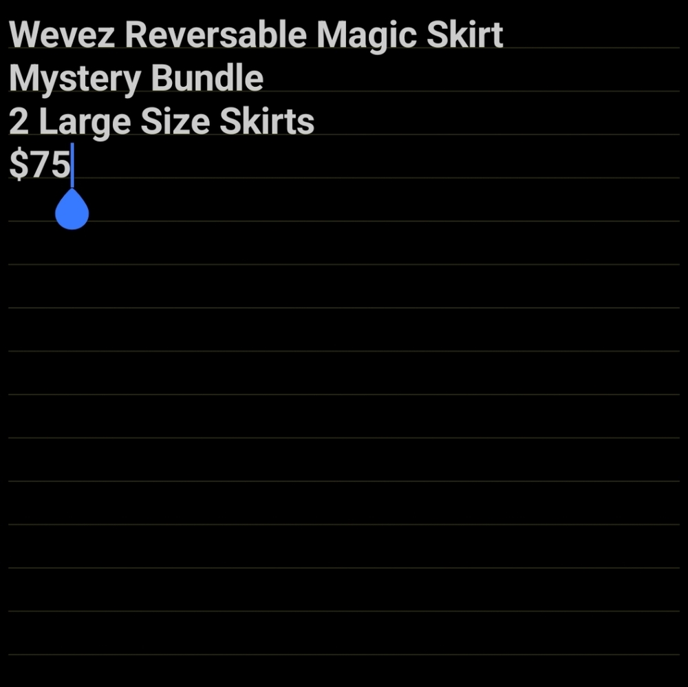 Reversable Sari style skirts